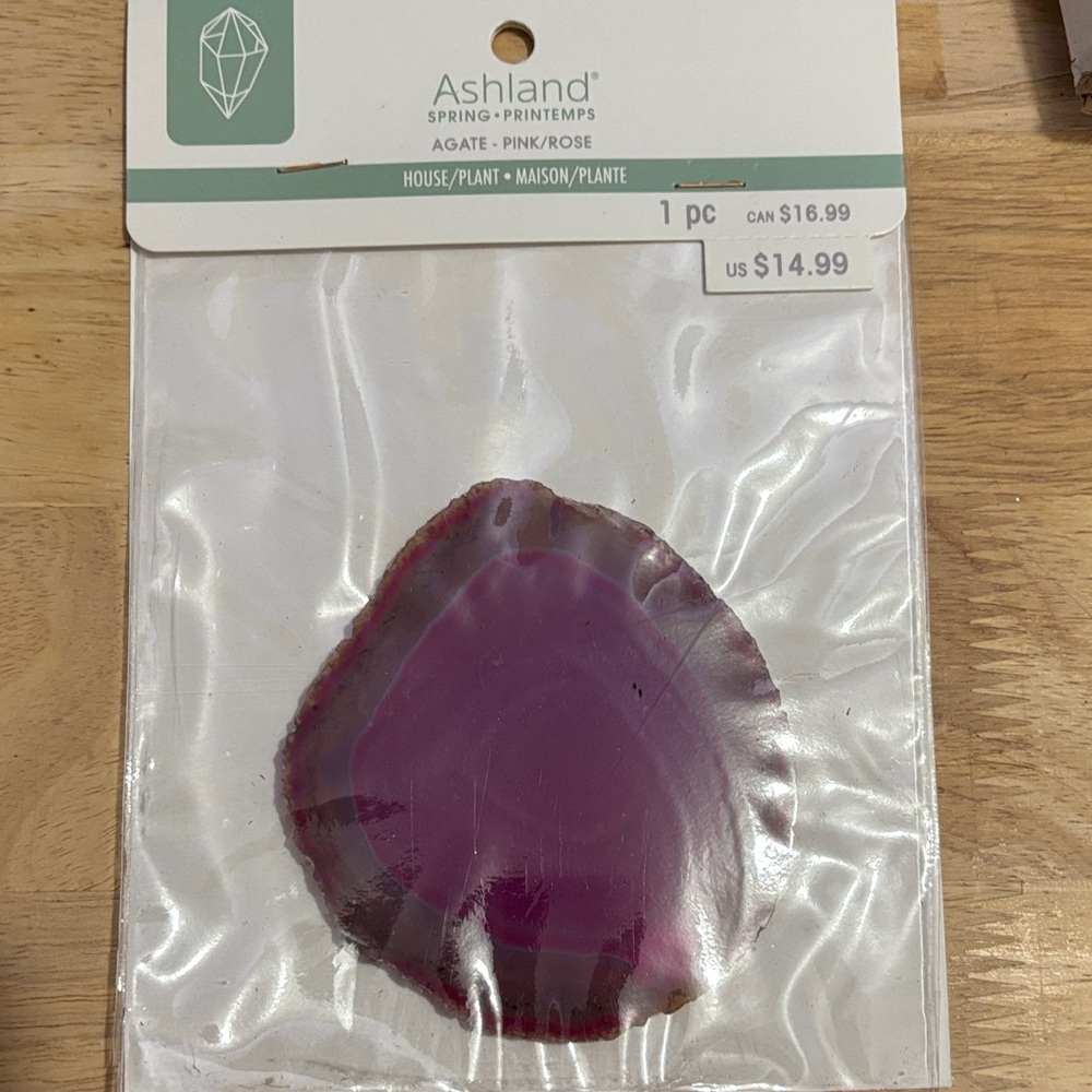 Ashland Rose Agate Slice